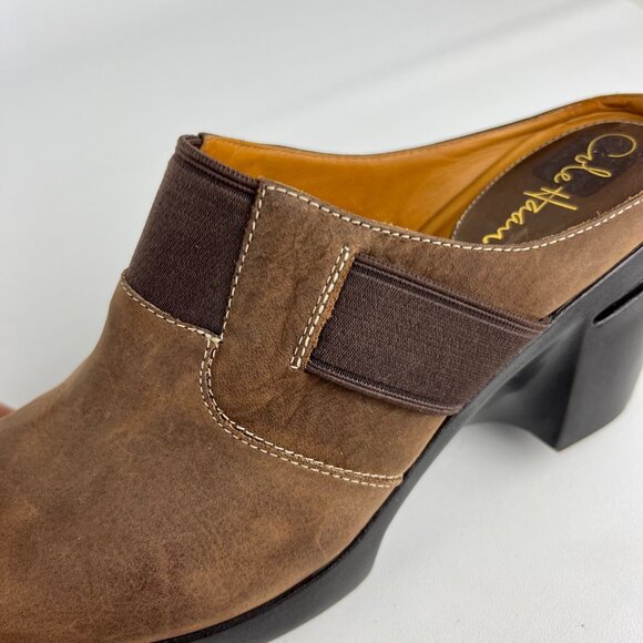 Cole Haan Womens Air Sara Mules Clogs Brown AirNike Wedge Comfort Shoes size 10 - Picture 10 of 16